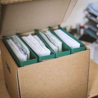 Krabice, potřeby pro archivaci