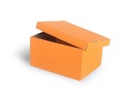 Krabička dno + víko 243 x 190 x 131 mm - oranžová