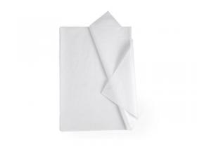 Tenký balicí papír hedvábný - bílý 700x500 mm